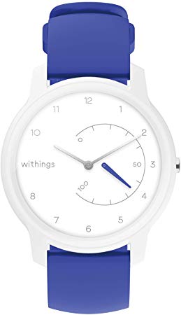 Withings Move Hybrid Smartwatch - Activity Tracker with Connected GPS, Sleep Monitor, Water Resistant with 18-month battery life