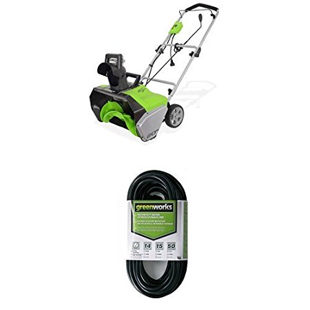 GreenWorks 2600502 13 Amp 20-Inch Corded Snow Thrower