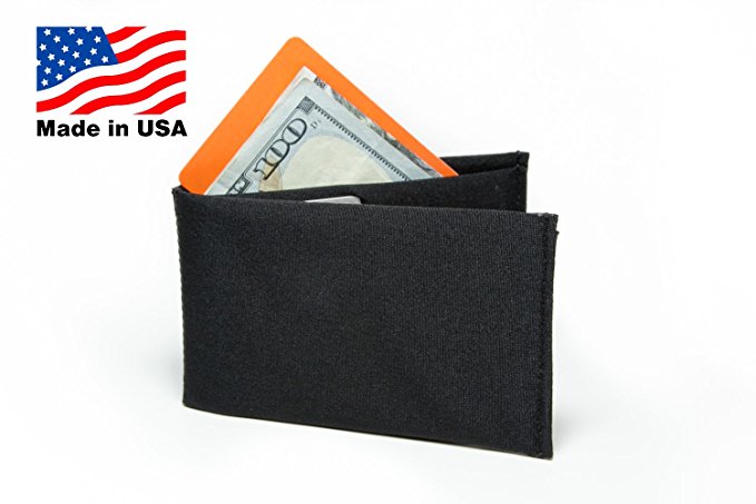 SlimFold Minimalist Wallet - RFID Option - Thin, Durable, and Waterproof Guaranteed - Made in USA - Nano Size