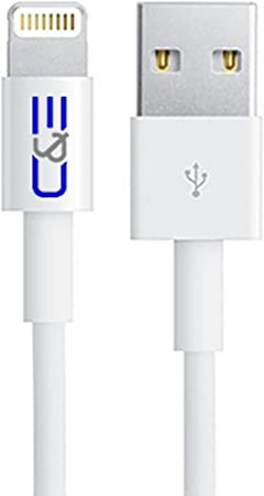 iPhone Charger, MFi Certified 8P Lightning to USB A Cable for iPhone Xs Max XS XR X 8 Plus 7 Plus 6s 6 5s 5c iPad Air iPad Mini iPod, 3.3 Feet/1 Meter CNE49008