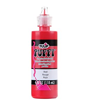 Tulip Dimensional Fabric Paint 4oz Puffy Red