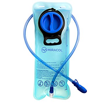 Miracol Hydration Backpack with 2L Water Bladder - Thermal Insulation Pack Keeps Liquid Cool up to 4 Hours – Multiple Storage Compartment– Best Outdoor Gear for Skiing, Running, Hiking