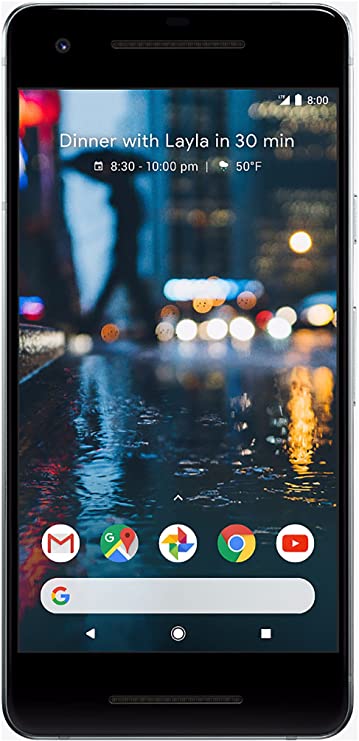 Google Pixel 2 128GB Unlocked GSM 4G LTE Octa-Core Phone w/ 12.2MP Camera - Clearly White