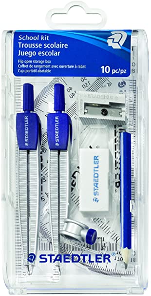 Staedtler Math Set for Drawing Measuring Tool (550 60S3A6)