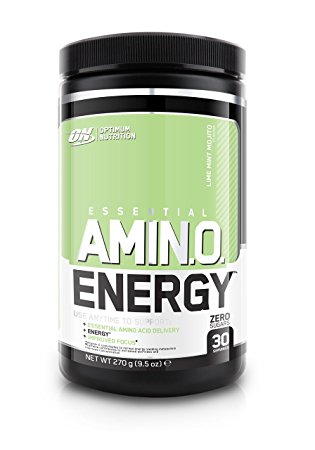 Optimum Nutrition Amino Energy Diet Supplement, 270 g, Lime Mint Mojito