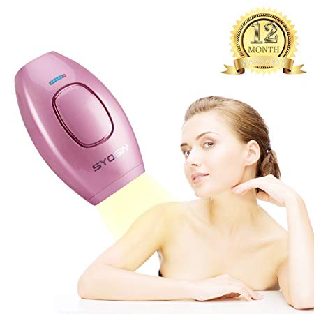 SYOSIN IPL Hair Removal System Light Epilator-150,000 flashes of laser head Painless Permanent Hair Removal Beauty Device on Body, Face and Bikini & Underarms