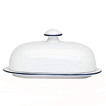 Dansk Christianshavn Blue Bistro Cooks Covered Butter Dish