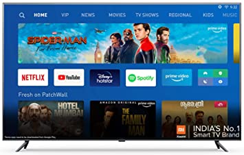 Mi TV 4X 163.9 cm (65 Inches) 4K Ultra HD Android LED TV (Black)