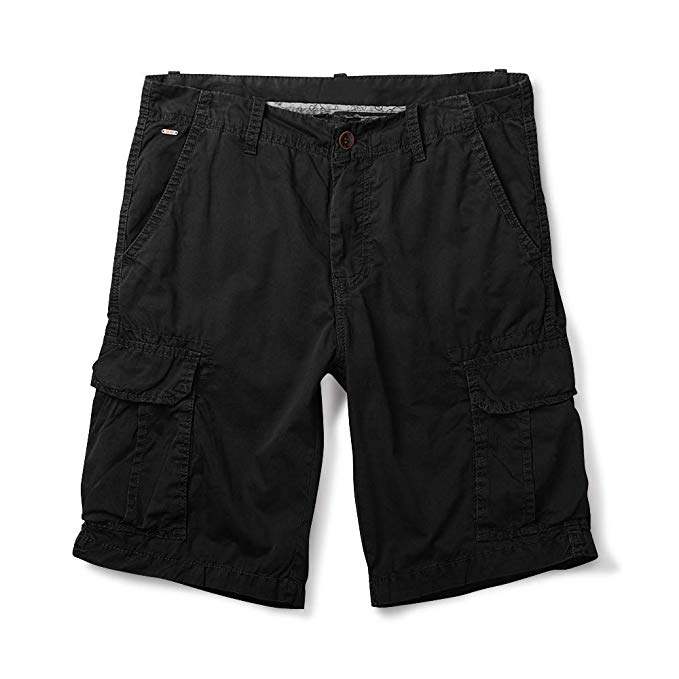 OCHENTA Men's Lightweight Multi Pocket Casual Cargo Shorts