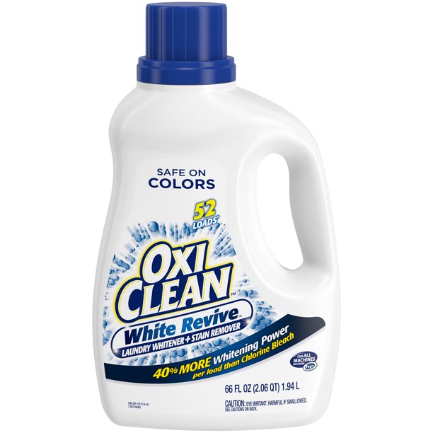 OxiClean White Revive Liquid Laundry Whitener + Stain Remover, 66oz