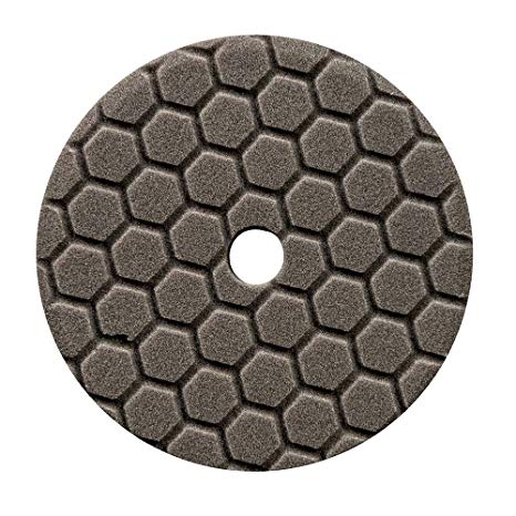 Chemical Guys BUFX116HEX6 Hex-Logic Quantum Finishing Pad (Black, 6.5 Inch)