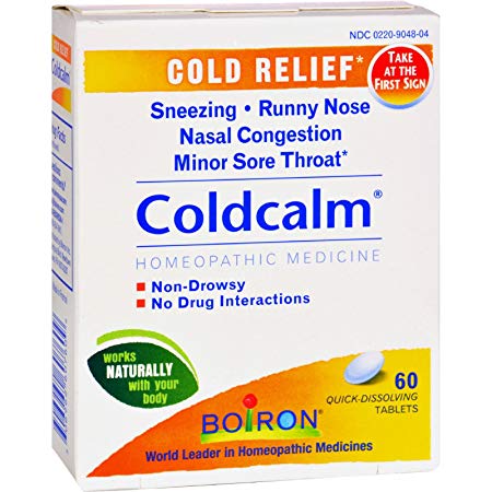 Boiron Coldcalm Cold - 60 Tablets (Pack of 2)