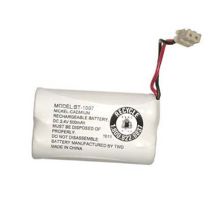 Uniden BBTY0651101 model BT1007 Nickel-Cadmium Rechargeable Cordless Phone Battery, DC 2.4V 500mAh