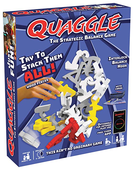 Quaggle Balance Game – Build Fascinating Structures in This Hit Game – Beware One Wrong Move Could Make All The Blocks Tumble Down