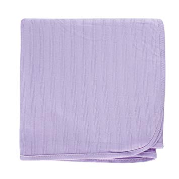 Touched by Nature Organic Cotton Receiving Blanket, Lavender
