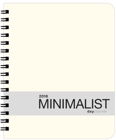 Action Publishing 2016 Minimalist Day Planner, Medium (7 X 8.5-Inches)