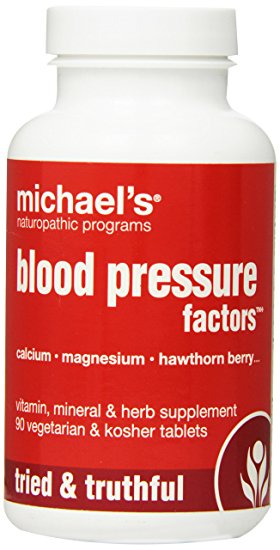 Michael's Naturopathic Programs Blood Pressure Factors Nutritional Supplements, 90 Count