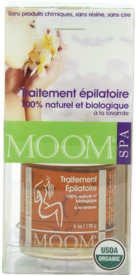 Moom Organic Hair Removal Kit With Lavender 6-Ounce Package