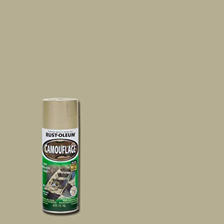 Rust-Oleum 1917-830 1917830 Camouflage Spray, Khaki, 12-Ounce