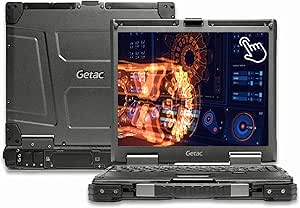 Getac B300 Gen 7 13.3" FHD Touchscreen Ultra Rugged Notebook, 8th Gen Quad Core i5-8350U, 16GB DDR4 RAM, 512GB SSD, Backlit Keyboard, HDMI, VGA Windows 10 Pro (Renewed)