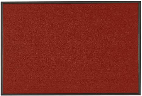 Carpet Floor Mat - Dark Red - Ribbed - Entrance Mat - 60" x 36" - 1ct Box - Comfy Feet - Restaurantware