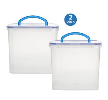 Snapware 1098437 40 Cup Clear Airtight Food Storage Container With Handle