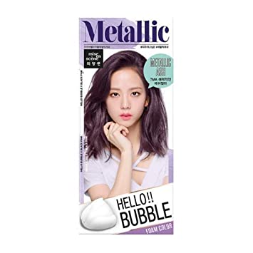 Mise en Scène Hello Bubble Foam Color #7MA Metallic Ash 90g Korean Hair Color No Ammonia