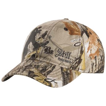 Legendary Whitetails Men's God's Country Camo Adjustable Be Still Cap Camo One Size