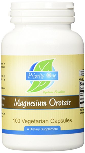Priority One Vitamins - Magnesium Orotate 100 caps