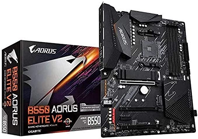 Gigabyte B550 AORUS Elite V2 Motherboard (AM4/DDR4 3200MHz/HDMI/DisplayPort/M.2/USB 3.2) - 9MB55AEL2-00-10