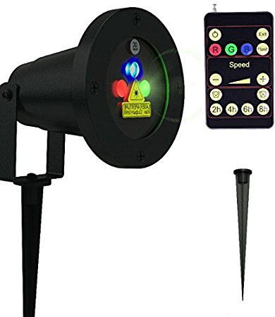 Magtimes Laser Christmas Light with RF Wireless Remote Contol,Laser Star Projector show for Halloween, Christmas,Party and Landscape