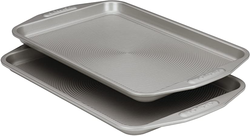 Circulon Nonstick Bakeware 2-Piece Baking Sheet, Bakeware Set, Gray - 57893