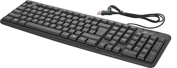 Live Tech KB01 USB Wired Keyboard (Black)
