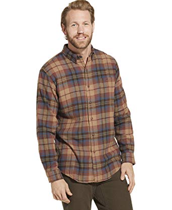 Dam Good Supply Co Performance Workwear Men's Long Sleeve Flannel Shirt (Big & Tall Sizes)