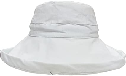 Milani Womens Large Brim Summer Bucket Hat - Cotton One Size - SPF 50