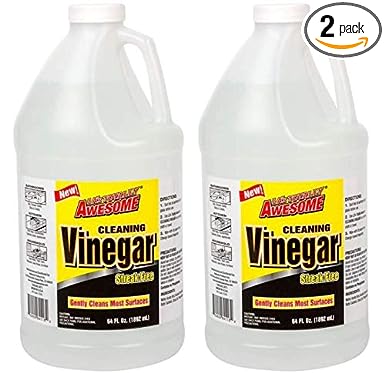 LA's Totally Awesome Streak Free Cleaning Vinegar, 64 oz (2 Pack)