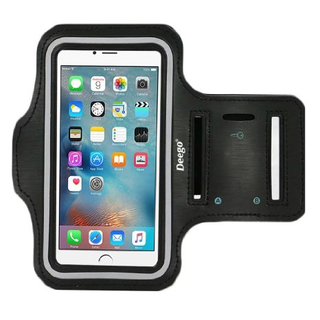 iPhone 6 Plus , iPhone 6S Plus Armband, Nancy's shop Premium Exercise Sports Easy Fitting Slim Scratch-Resistant Running Walking Water Resistant  Key Holder Slot For iphone 6 Plus 5.5 Inch