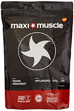 Maximuscle 100 Percent Pure Micronized Creatine Monohydrate Supplement, 500 g