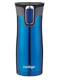 Contigo Autoseal West Loop Stainless Steel Travel Mug with Easy Clean Lid 16-Ounce Monaco