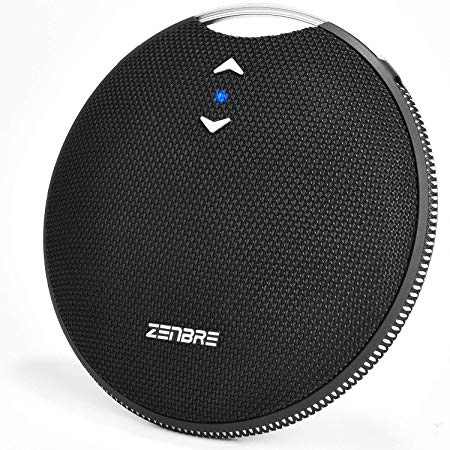 ZENBRE Craft Bluetooth Speaker,IPX7 Waterproof Portable Speakers Float in Water,Bluetooth 4.2 Up to 20Hrs,Strong Magnet,Fabric Covered Super Slim,7W Wireless Speakers,Enhanced Bass