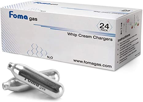 FOMAGAS Whipped Cream Chargers, Pack of 120