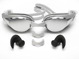 Zoma Swimming Goggles with Anti Fog Technology with Silicone Earplugs Silver