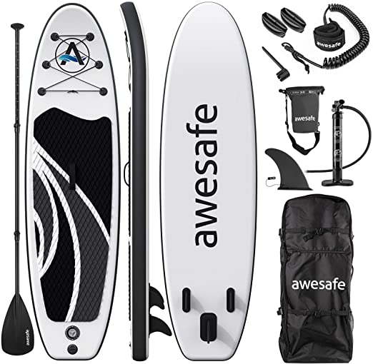 Awesafe inflatable stand up shop paddle board