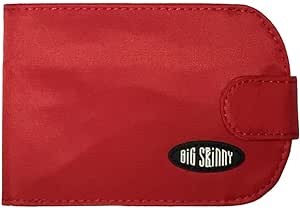 Big Skinny Women's Taxicat Bi-Fold Slim Wallet, Holds Up to 25 Cards, Lipstick Red