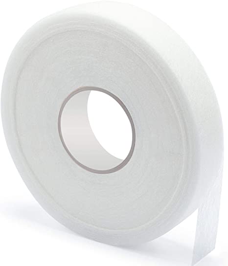 Iron-on Hemming Tape Fabric Fusing Tape Fusible Bonding Web Adhesive Tape for Bonding Clothes Jeans Pants Collars, 100 Yards (1 Inches)