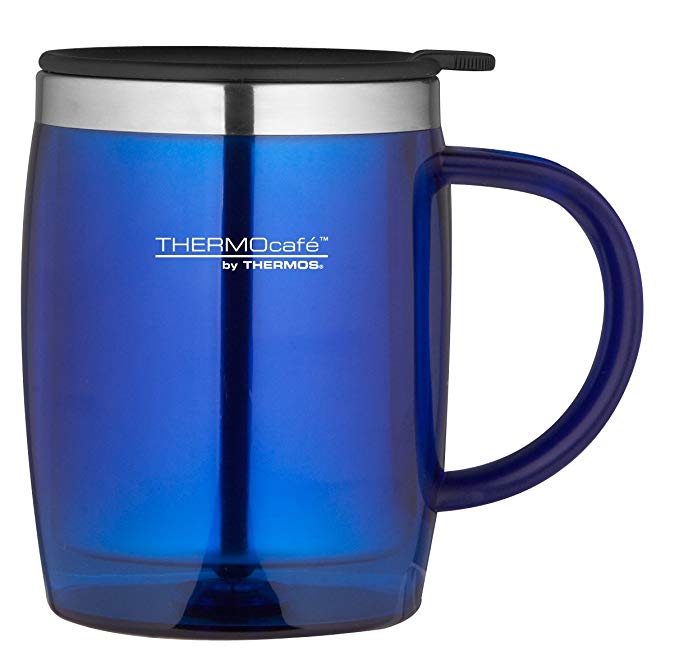 Thermos ThermoCafé Translucent Desk Mug, Midnight Blue, 450 ml