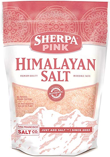 Sherpa Pink Gourmet Himalayan Salt - 20 lb. Bulk Bag Extra-Fine Grain
