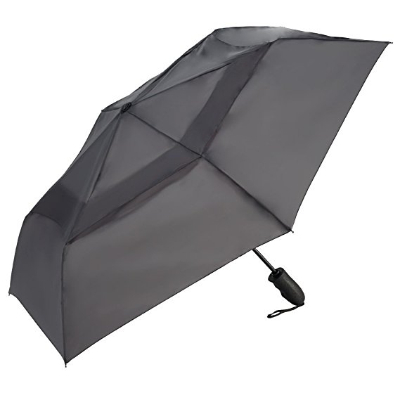 ShedRain Umbrellas Windjammer Vented Auto Open Auto Close Folding Umbrella