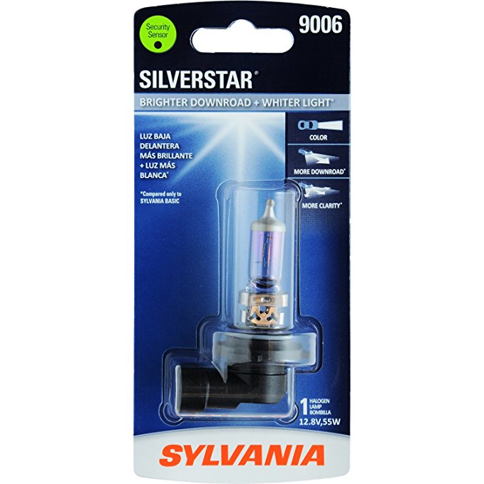 SYLVANIA 9006 SilverStar High Performance Halogen Headlight Bulb, (Contains 1 Bulb)