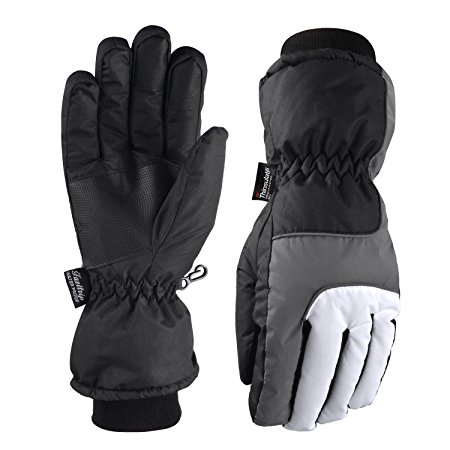 Fazitrip Thinsulate Gloves, Windproof and Waterproof Gloves Women, Function as Ski Gloves, Biking Gloves, Running Gloves or Other Sporting Gloves at Winter